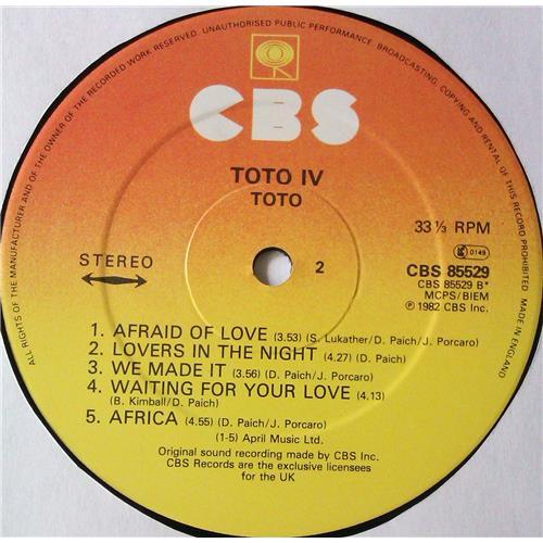  Vinyl records  Toto – Toto IV / CBS 85529 picture in  Vinyl Play магазин LP и CD  05638  5 