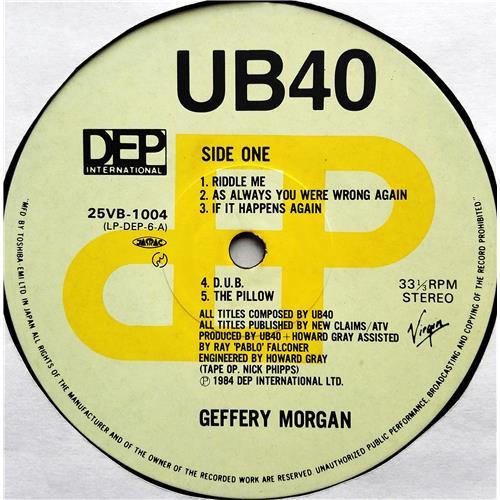  Vinyl records  UB40 – Geffery Morgan... / 25VB-1004 picture in  Vinyl Play магазин LP и CD  07658  6 
