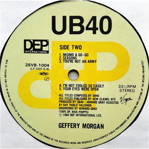  Vinyl records  UB40 – Geffery Morgan... / 25VB-1004 picture in  Vinyl Play магазин LP и CD  07658  7 