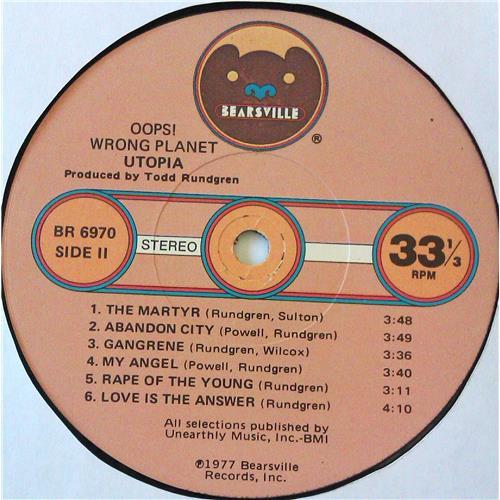  Vinyl records  Utopia – Oops! Wrong Planet / BR 6970 picture in  Vinyl Play магазин LP и CD  04924  5 