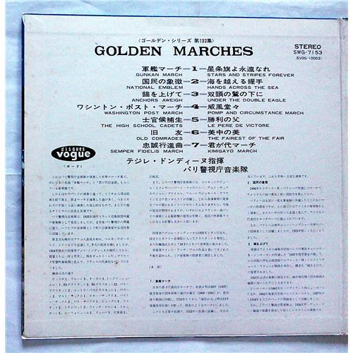 Vinyl records  Various – Golden Marches - Musique Des Gardiens De La Paix De Paris, Direction Desire Dondeyne / SWG-7153 picture in  Vinyl Play магазин LP и CD  07198  1 