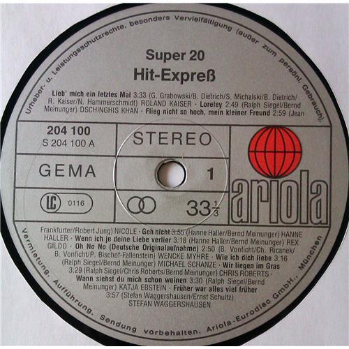  Vinyl records  Various – Super 20 - Hit-Express / 204 100 - 502 picture in  Vinyl Play магазин LP и CD  05431  2 