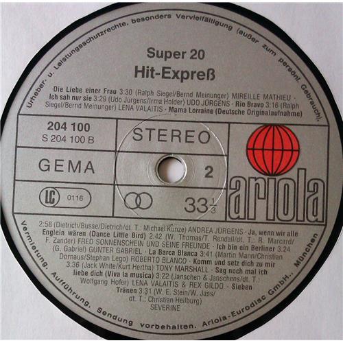 Картинка  Виниловые пластинки  Various – Super 20 - Hit-Express / 204 100 - 502 в  Vinyl Play магазин LP и CD   05431 3 