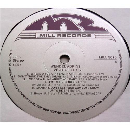  Vinyl records  Wendel Adkins – Live At Gilley's / MILL 5015 picture in  Vinyl Play магазин LP и CD  06562  2 