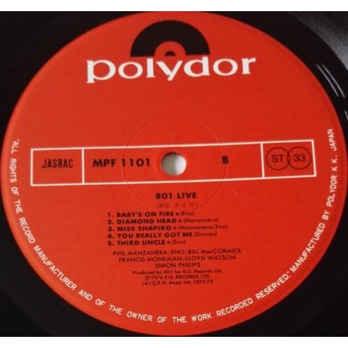  Vinyl records  801 – 801 Live / MPF 1101 picture in  Vinyl Play магазин LP и CD  10402  5 
