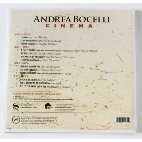  Vinyl records  Andrea Bocelli – Cinema / B0023945-01 / Sealed picture in  Vinyl Play магазин LP и CD  09614  1 