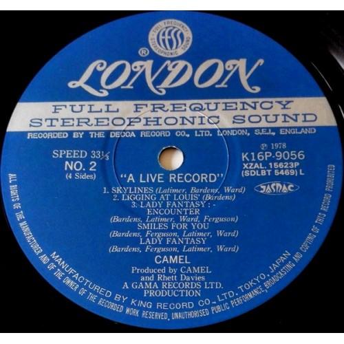  Vinyl records  Camel – A Live Record / K16P-9056 / 7 picture in  Vinyl Play магазин LP и CD  10181  4 