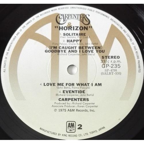 Картинка  Виниловые пластинки  Carpenters – Horizon / GP-235 в  Vinyl Play магазин LP и CD   10077 5 