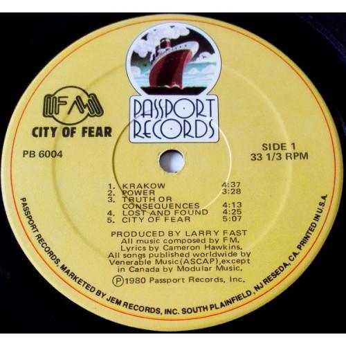 Картинка  Виниловые пластинки  FM – City Of Fear / PB 6004 в  Vinyl Play магазин LP и CD   10359 4 