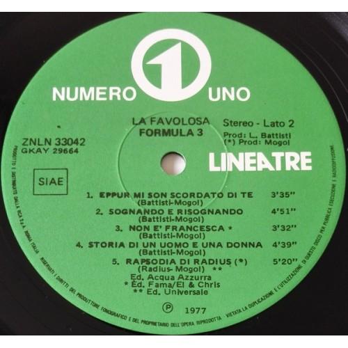 Картинка  Виниловые пластинки  Formula 3 – La Favolosa Formula 3 / ZNLN 33042 в  Vinyl Play магазин LP и CD   10344 3 