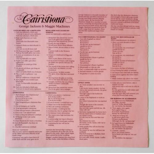  Vinyl records  George Jackson & Maggie MacInnes – Cairistiona / IR006 picture in  Vinyl Play магазин LP и CD  09772  2 