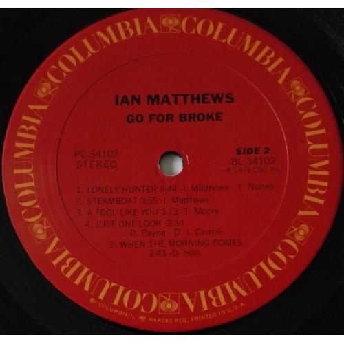 Картинка  Виниловые пластинки  Iain Matthews – Go For Broke / PC 34102 в  Vinyl Play магазин LP и CD   10482 3 