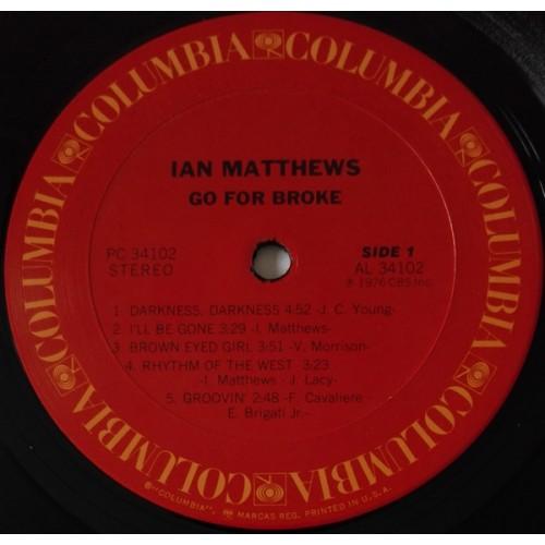 Картинка  Виниловые пластинки  Iain Matthews – Go For Broke / PC 34102 в  Vinyl Play магазин LP и CD   10482 2 