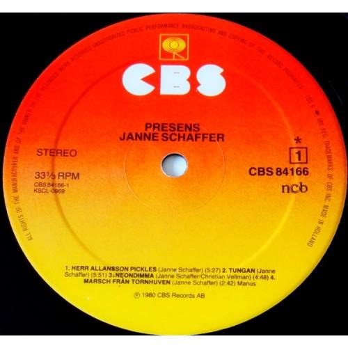 Картинка  Виниловые пластинки  Janne Schaffer – Presens / CBS 84166 в  Vinyl Play магазин LP и CD   09784 4 