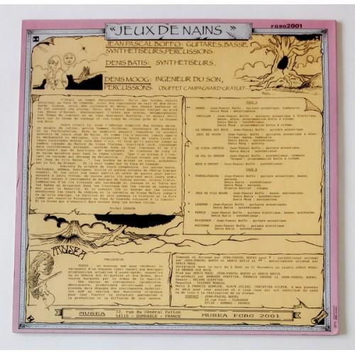 Картинка  Виниловые пластинки  Jean Pascal Boffo – Jeux De Nains / FGBG 2001 в  Vinyl Play магазин LP и CD   09776 1 