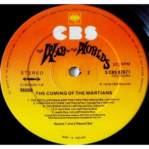Картинка  Виниловые пластинки  Jeff Wayne – Jeff Wayne's Musical Version Of The War Of The Worlds / CBS 96000 в  Vinyl Play магазин LP и CD   09899 3 
