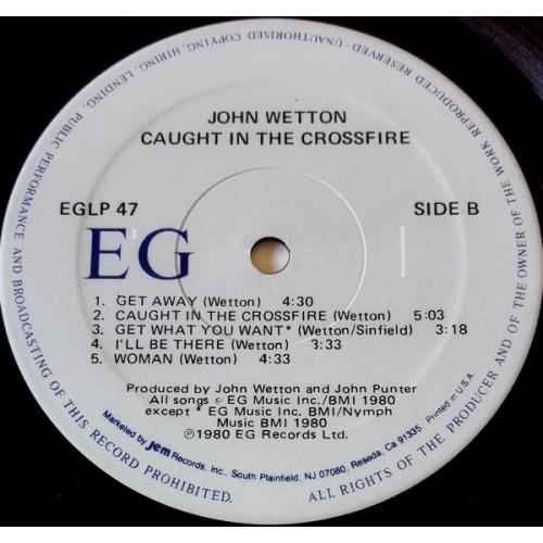 Картинка  Виниловые пластинки  John Wetton – Caught In The Crossfire / EGLP 47 в  Vinyl Play магазин LP и CD   10298 3 