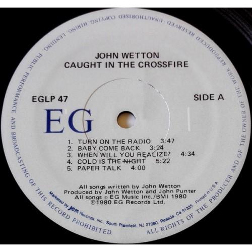 Картинка  Виниловые пластинки  John Wetton – Caught In The Crossfire / EGLP 47 в  Vinyl Play магазин LP и CD   10298 2 