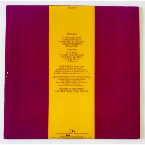 Картинка  Виниловые пластинки  John Wetton – Caught In The Crossfire / EGLP 47 в  Vinyl Play магазин LP и CD   10298 1 