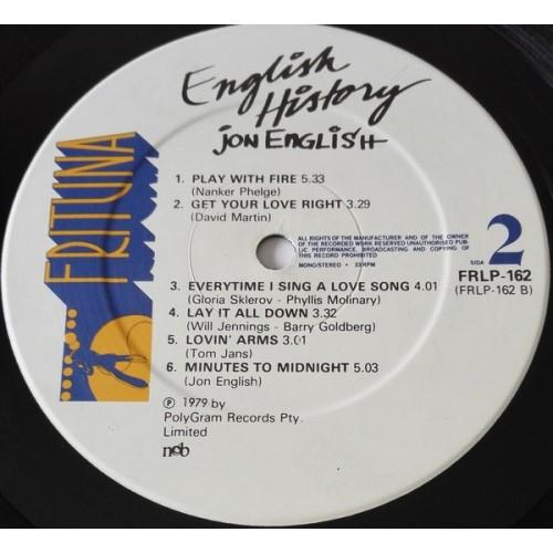  Vinyl records  Jon English – English History / FRLP-162 picture in  Vinyl Play магазин LP и CD  10131  2 