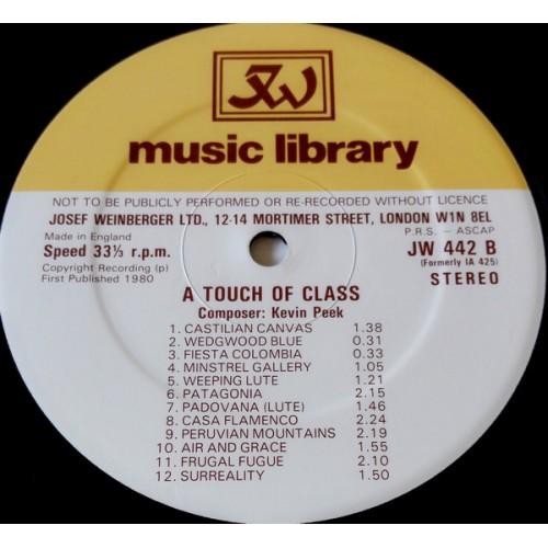  Vinyl records  Kevin Peek – A Touch Of Class / JW 442 picture in  Vinyl Play магазин LP и CD  10216  3 