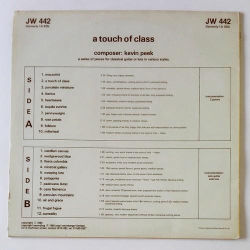  Vinyl records  Kevin Peek – A Touch Of Class / JW 442 picture in  Vinyl Play магазин LP и CD  10216  1 