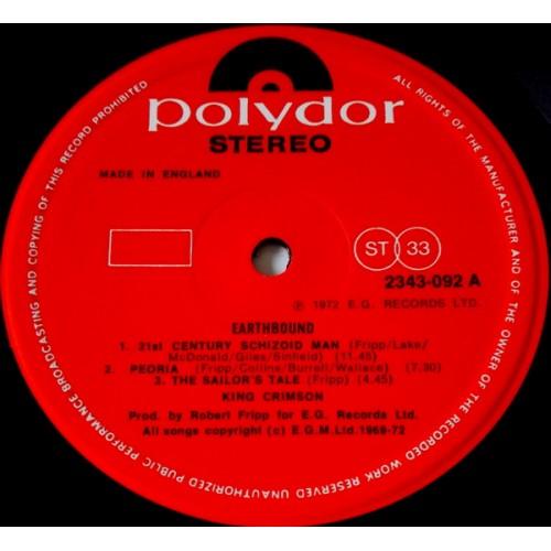 Картинка  Виниловые пластинки  King Crimson – Earthbound / 2343 092 в  Vinyl Play магазин LP и CD   10276 1 