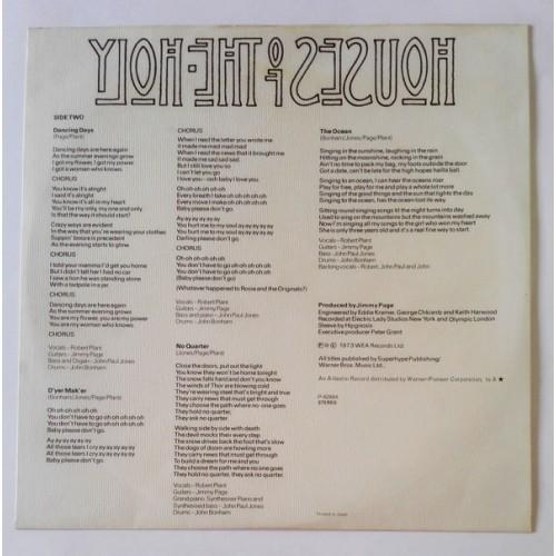 Картинка  Виниловые пластинки  Led Zeppelin – Houses Of The Holy / P-8288A в  Vinyl Play магазин LP и CD   10251 6 