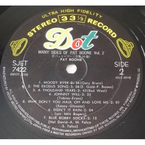 Картинка  Виниловые пластинки  Pat Boone – Many Sides Of Pat Boone Vol. 2 (1959-1961) / SJET-7422 в  Vinyl Play магазин LP и CD   10100 7 