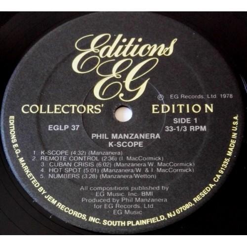  Vinyl records  Phil Manzanera – K-Scope / EGLP 37 picture in  Vinyl Play магазин LP и CD  10222  3 