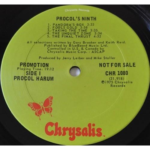 Картинка  Виниловые пластинки  Procol Harum – Procol's Ninth / CHR 1080 в  Vinyl Play магазин LP и CD   10442 3 
