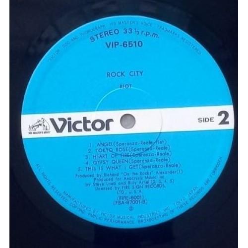  Vinyl records  Riot – Rock City / VIP-6510 picture in  Vinyl Play магазин LP и CD  01549  3 