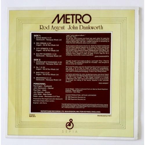 Картинка  Виниловые пластинки  Rod Argent, John Dankworth – Metro / RSR 2013 в  Vinyl Play магазин LP и CD   10232 1 