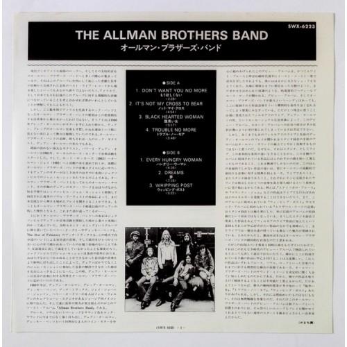 Картинка  Виниловые пластинки  The Allman Brothers Band – The Allman Brothers Band / SWX-6223 в  Vinyl Play магазин LP и CD   10450 7 