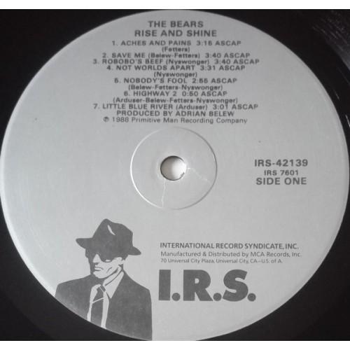 Картинка  Виниловые пластинки  The Bears – Rise And Shine / IRS-42139 в  Vinyl Play магазин LP и CD   10493 4 