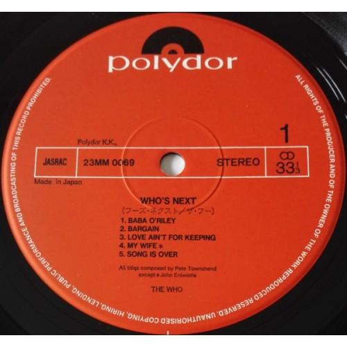  Vinyl records  The Who – Who's Next / 23MM0069 picture in  Vinyl Play магазин LP и CD  09816  4 