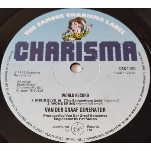 Картинка  Виниловые пластинки  Van Der Graaf Generator – World Record / CAS 1120 в  Vinyl Play магазин LP и CD   09832 3 
