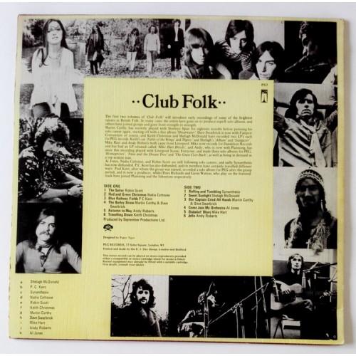 Vinyl records  Various – Club Folk Volume 1 / PS 2 picture in  Vinyl Play магазин LP и CD  10209  3 