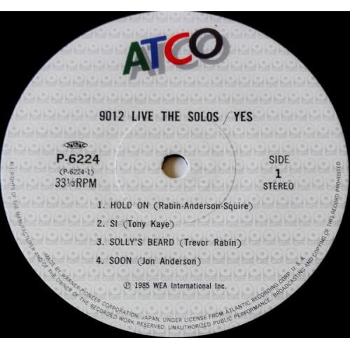  Vinyl records  Yes – 9012Live - The Solos / P-6224 picture in  Vinyl Play магазин LP и CD  10386  4 